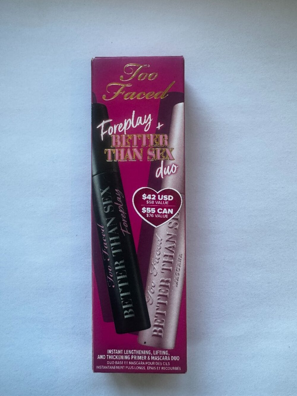 ✨ BNIB Too Faced Foreplay & Better Than Sex Lash Duo Set ✨